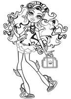 kolorowanki Lagoona Blue malowanki monster high dla dziewczynek, kolorowanka do wydruku numer  97